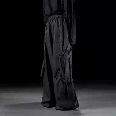 Huànxiàngzhě Wide Leg Trousers Black
