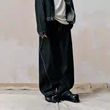 幻象者 长裤舒适弯刀裤牛仔裤 男女同款