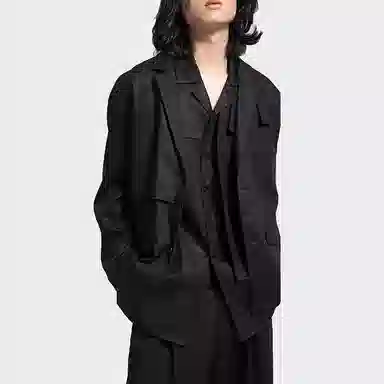 Huanzhe Original Design Blazer Black