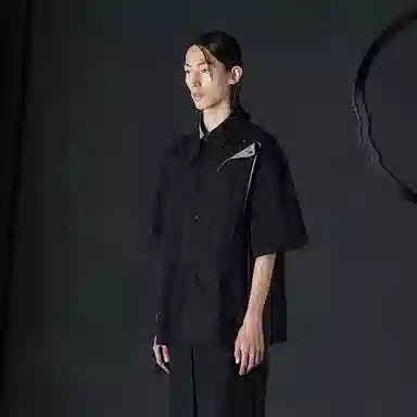 Phantom Layered Deconstructed Colorblock Shirt