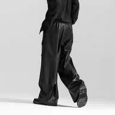 Huanzhe Black Cargo Pants