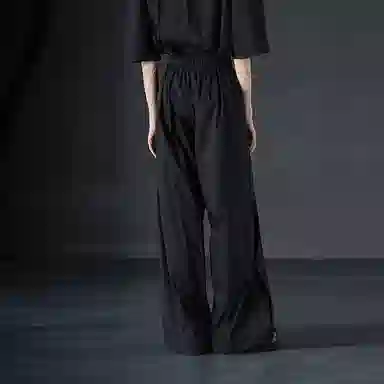 Huanzhe Black Wide Leg Pants