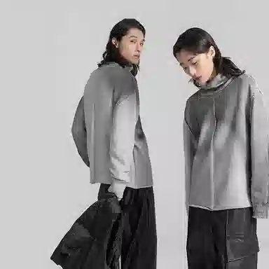 Huanzhe Gradient Turtleneck Sweater