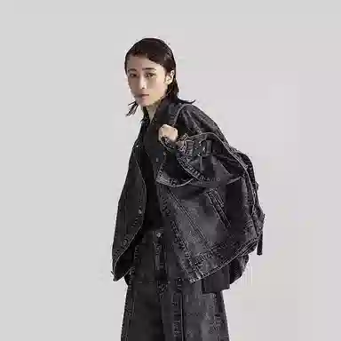 Huànxiàngzhě Denim Jacket Black