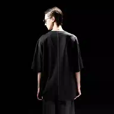 Phantom Stitch Tee Black