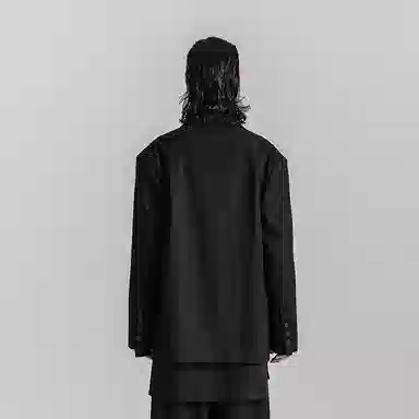 幻象者 简约纯色休闲长袖西装 女款