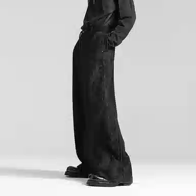 Huànxiàngzhě Original Design Wide-Leg Pants Black