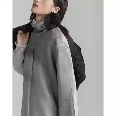 Huanzhe Gradient Turtleneck Sweater