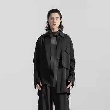 Huanzhe High Neck Knit Black