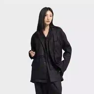 Huanzhe Original Design Blazer Black