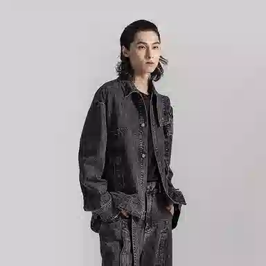 Huànxiàngzhě Denim Jacket Black