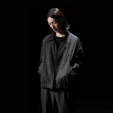 Huanzhe Black Windbreaker Jacket