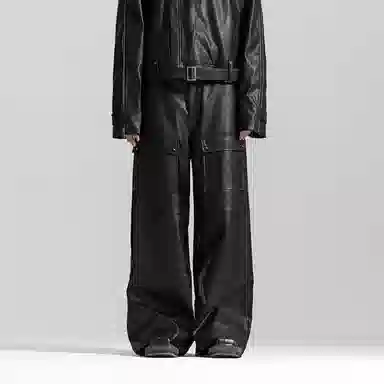 Huanzhe Black Cargo Pants