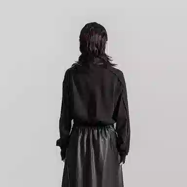 Huanzhe High Neck Knit Black