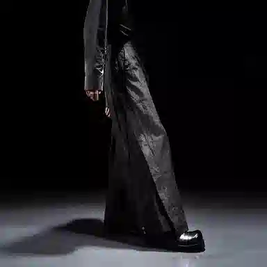 Huànxiàngzhě Original Design Black Wide-Leg Pants