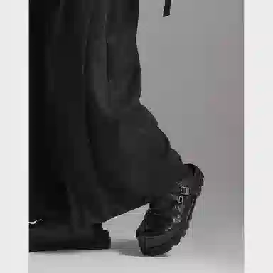 Huànxiàngzhě Wide-Leg Pants Black