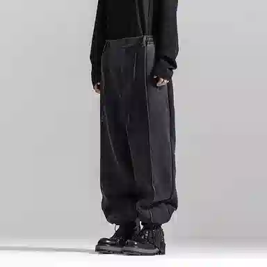 Huanzhe Black Jogger Pants