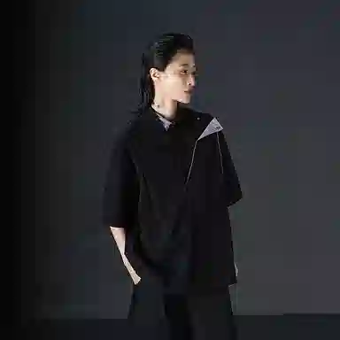 Phantom Layered Deconstructed Colorblock Shirt