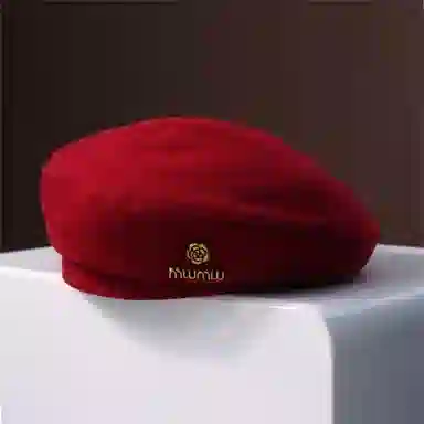 尚先生 法式复古 秋冬季大头围显脸小 高级感时尚百搭 棉 贝雷帽 女款