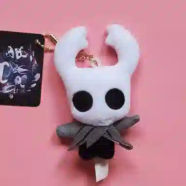 尚先生 空洞骑士游戏周边玩偶动漫公仔娃娃包包小挂饰 毛绒 挂件 男女同款情侣款