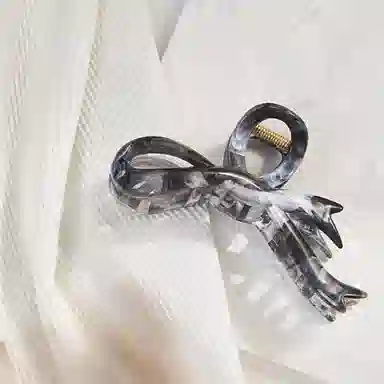 尚先生 大号波浪抓夹发量多高级感新中式头饰后脑勺鲨鱼夹 发夹 女款