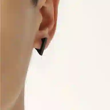 尚先生 个性三角形街头嘻哈气质耳圈小众气质耳坠 钛钢 耳环 男女同款情侣款