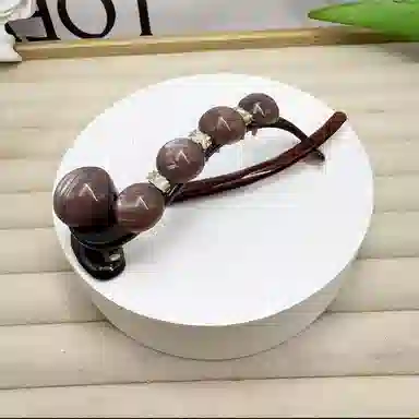 尚先生 秋季轻便一字夹百搭后脑勺扭扭夹气质美拉德抓夹 亚克力 发夹 女款