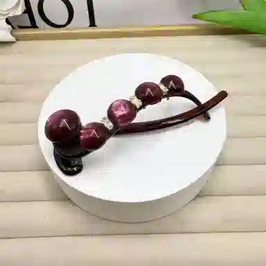 尚先生 秋季轻便一字夹百搭后脑勺扭扭夹气质美拉德抓夹 亚克力 发夹 女款