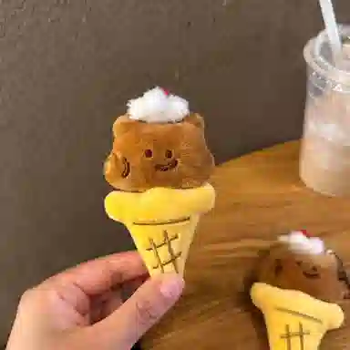 尚先生 原创卡通甜品公仔少女心百搭背包装饰玩偶挂坠 毛绒 挂件 男女同款情侣款