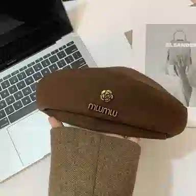 尚先生 法式复古 秋冬季大头围显脸小 高级感时尚百搭 棉 贝雷帽 女款