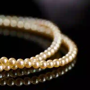 尚先生 浅金色小米粒锁骨链高级感轻奢小众简约颈链气质优雅高亮 铜 项链 女款