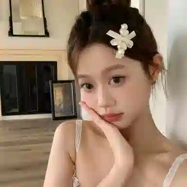 尚先生 甜美法式珍珠蝴蝶结发夹气质高级公主刘海夹温柔侧边发卡发饰 头饰 女款