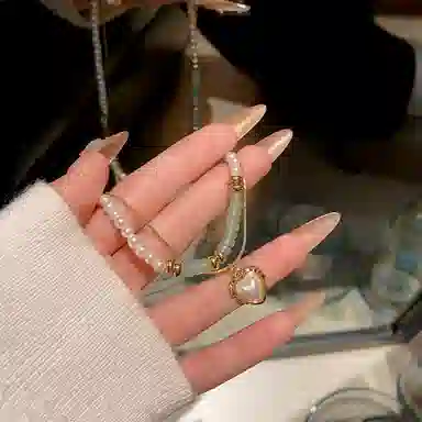 尚先生 双层叠戴爱心百搭高级感轻奢 钛钢 项链 女款