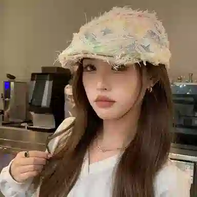 尚先生 美式彩色毛边 棉 贝雷帽 男女同款情侣款