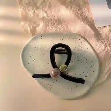 尚先生 韩式复古高级感大号简约抓夹后脑勺盘发鲨鱼夹气质头饰发卡  亚克力 发饰 女款