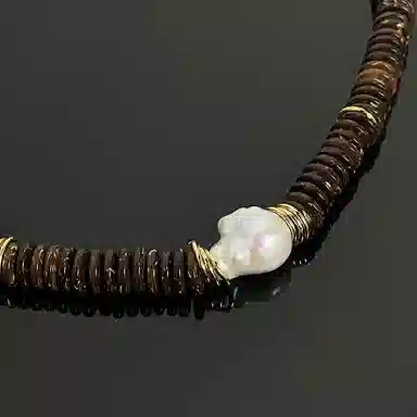 尚先生 欧美辣妹冷淡风高级感 椰壳 项链 女款