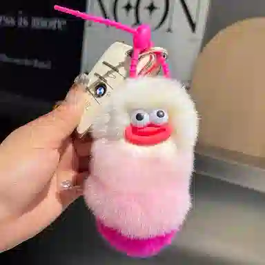 尚先生 獭兔毛汽车#好运 毛绒 挂件 男女同款情侣款