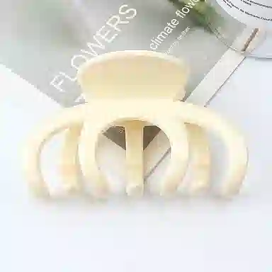 尚先生 夏季彩色大号盘发抓夹发量多亚克力后脑勺简约鲨鱼夹高级 发夹 女款