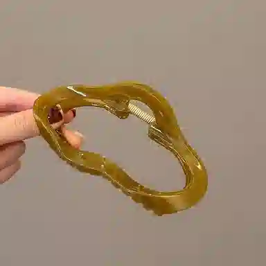 尚先生 发量多抓夹大号质感温柔云朵 亚克力 发饰 女款