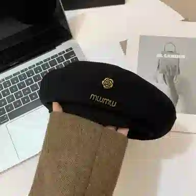 尚先生 法式复古 秋冬季大头围显脸小 高级感时尚百搭 棉 贝雷帽 女款