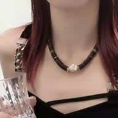 尚先生 欧美辣妹冷淡风高级感 椰壳 项链 女款