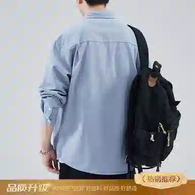 瑞梵帝斯 日系复古工装衣春季宽松休闲美式潮流百搭外穿衬衣做旧水洗工艺质感拉满多口袋设计久穿不易起球日常通勤衬衫 男款