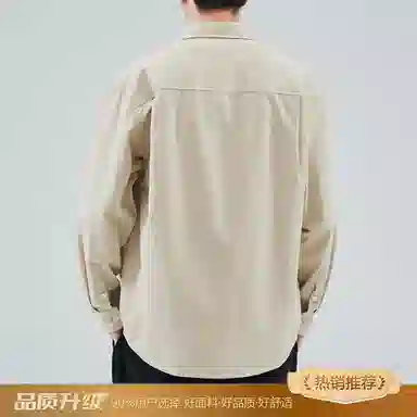 瑞梵帝斯 日系复古工装衣春季宽松休闲美式潮流百搭外穿衬衣做旧水洗工艺质感拉满多口袋设计久穿不易起球日常通勤衬衫 男款