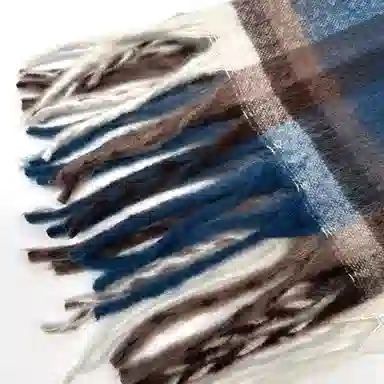 加菲猫家族 秋冬季高级氛围感多巴胺色系百搭蓬松柔软亲肤保暖 绒线围巾 男女同款情侣款