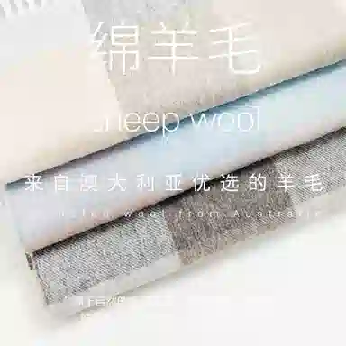 加菲猫家族 冬季防寒绵羊毛高级氛围感简约时尚百搭保暖 绒线围巾 男女同款情侣款