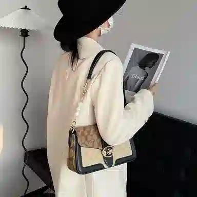 奢护匠心坊 适用斜挎替换链条配件珍珠延长链改造金属链配件包带 女款 古金/直金/银色/枪色铁