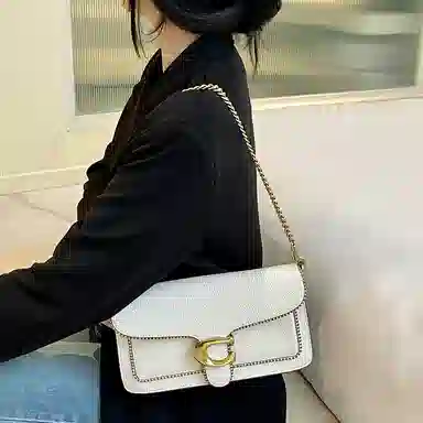 奢护匠心坊 适用斜挎替换链条配件珍珠延长链改造金属链配件包带 女款 古金/直金/银色/枪色铁