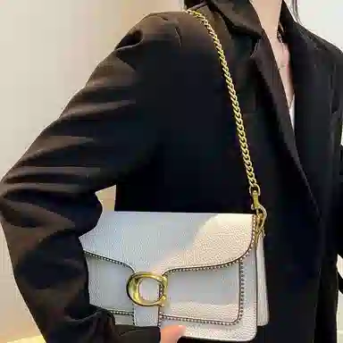 奢护匠心坊 适用斜挎替换链条配件珍珠延长链改造金属链配件包带 女款 古金/直金/银色/枪色铁