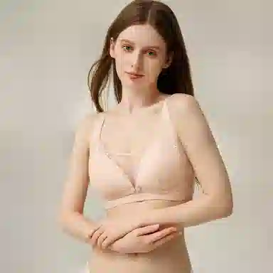 英氏 抑菌蕾丝哺乳怀孕期防下垂亲肤文胸 女款