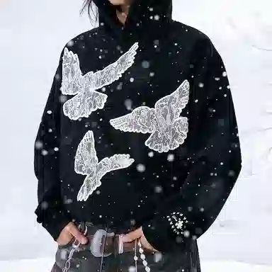 YADcrew Hoodie Black